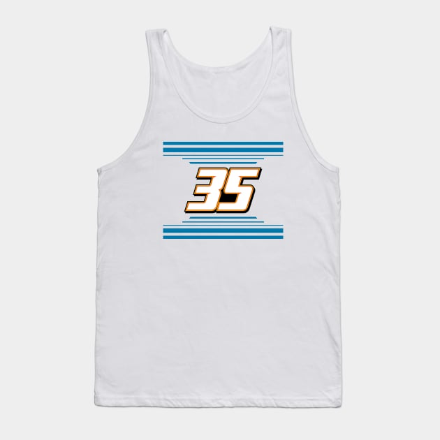 Joey Gase #35 2024 NASCAR Design Tank Top by AR Designs 